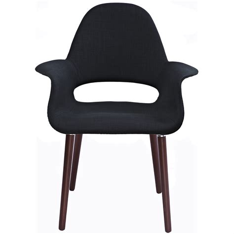 2xhome Black Upholstered Organic Arm Chair Armchair Fabric Chair With