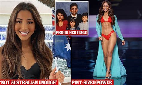 Miss Universe Australia Maria Thattil 28 Opens Up About Her Indian Heritage And Height Daily