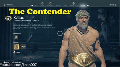 Assassin S Creed Odyssey Olympic Games Killing The Cultist Kallias My