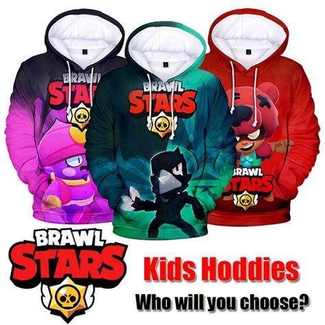 Shop brawl stars hoodies created by independent artists from around the globe. 2020 Brawl Stars Kids Funny 3D Print Sweatshirt Teen Boys ...