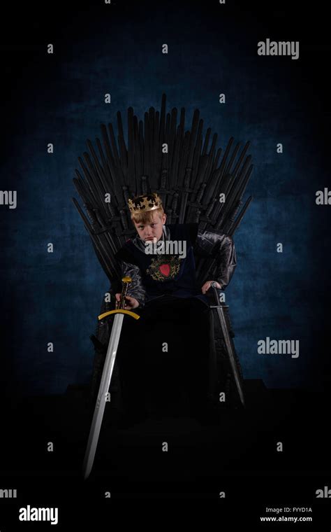 A Take On The Iron Throne From Game Of Thrones Stock Photo Alamy
