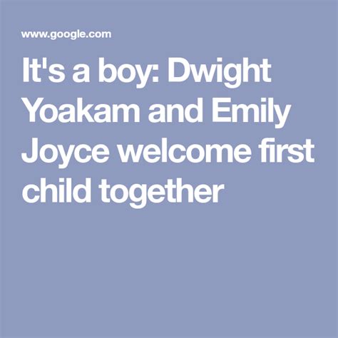 Country Artist Dwight Yoakam And Wife Emily Joyce Welcome Baby Boy