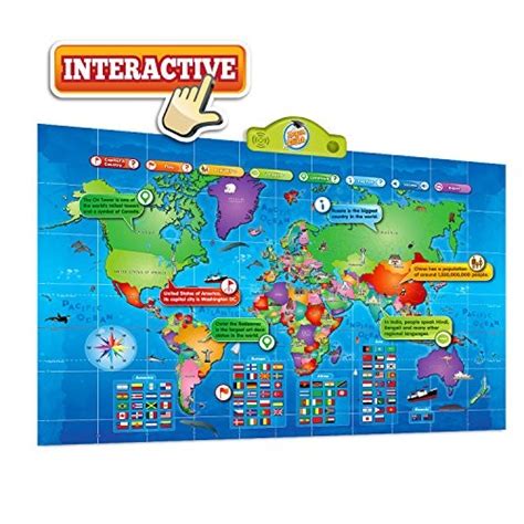 Kids Interactive Talking World Map