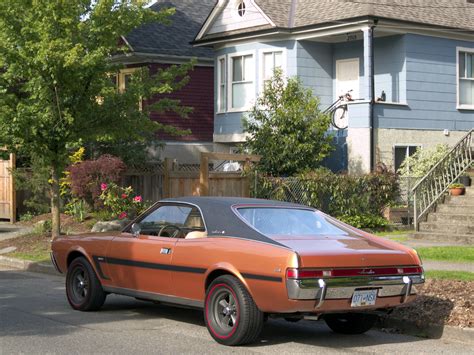 The changes included revised side striping. Old Parked Cars Vancouver: 1969 AMC Javelin SST