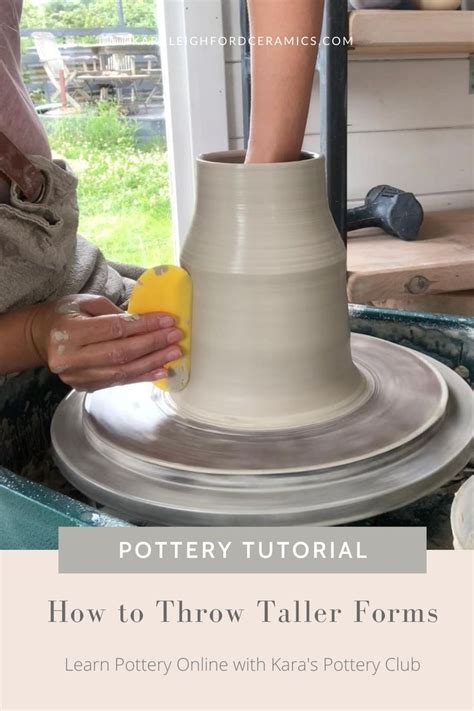 A Woman Is Working On A Pottery Wheel With Text Overlay That Reads How
