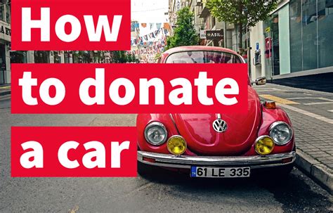 Donate Your Car To Charity For People In Need