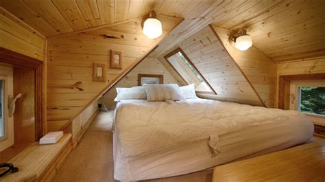 The Sleeping Loft In The Tiny Cabin Tiny Loft Tiny Cottage Tiny House