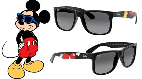 The Mickey Mouse Sunglasses Are Designed To Look Like They Have Been