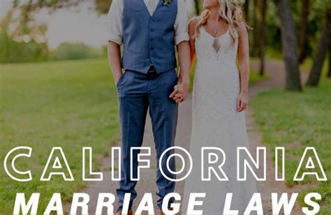 How Do You Get Legally Married In California