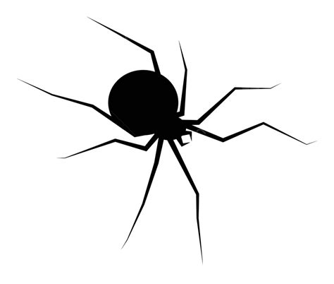 Beautifully Designed Silhouette Vector Symbol Icon Of A Black Widow