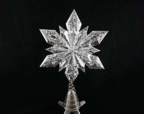 The Holiday Aisle Sparkle Mercury Snowflake Tree Topper And Reviews