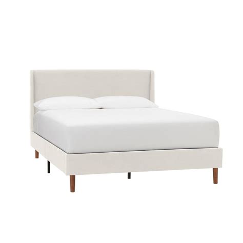 Stylewell Handale Ivory Queen Upholstery Mid Century Bed Xdl1008 Bed