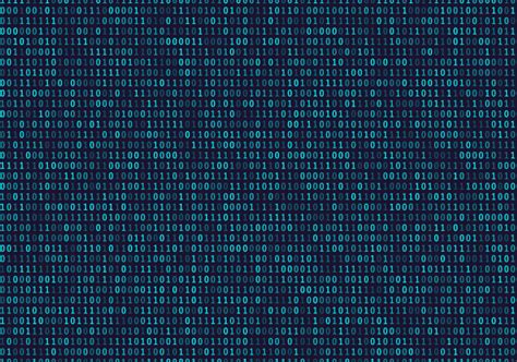 Haz clic en pantalla de bloqueo. Streaming de fondo de código binario | Vector Premium