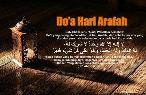 Doa yang terbaik adalah doa ketika hari arafah. (h.r. Doa Hari Arafah Paling Cepat Dimakbulkan | Hari arafah ...