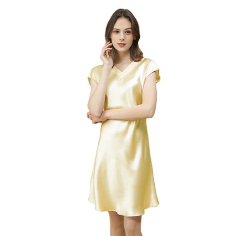 100 Pure Mulberry Silk Nightgowns Silk Chemise Silk Slip Silk Nightdress For Women