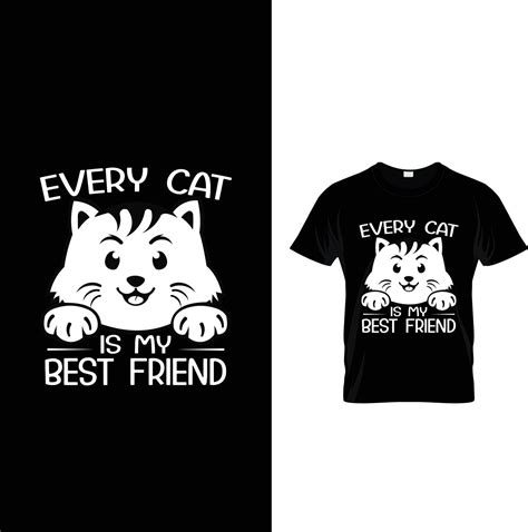 Best Cat Lover T Shirt Design 11772521 Vector Art At Vecteezy