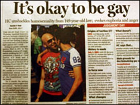 Bbc News South Asia India Media Hails Gay Sex Ruling