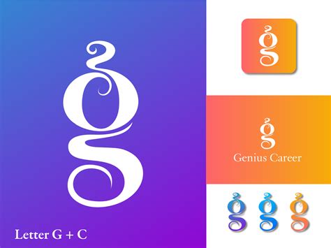 G And C Letter Logo By Md Nuruzzaman On Dribbble