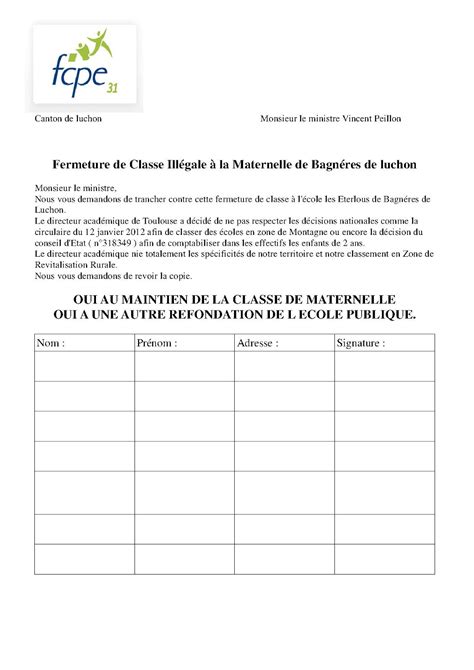 Feuille pétition voisinage / 2. SOS Ecoles de Montagne: février 2013