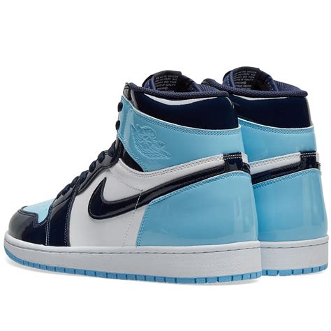 The air jordan 1 high surfaces in baby blue patent leather. Air Jordan 1 Retro High OG W Obsidian, Blue Chill & White ...