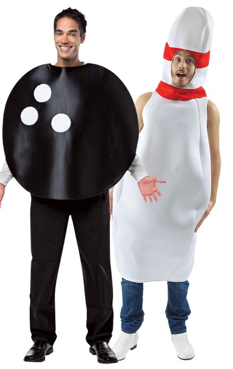 Bowling Ball And Pin Couples Costume Uk