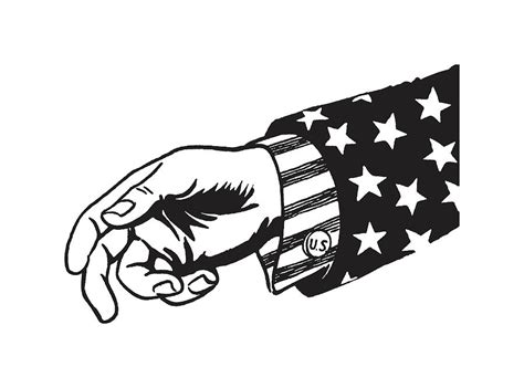 Uncle Sam Hand Drawing By CSA Images Fine Art America