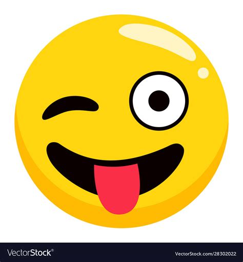 Positive Emotion Emoji Symbol Accessory Royalty Free Vector