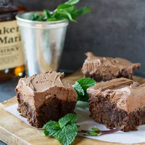 Mint Julep Brownies Spicy Southern Kitchen