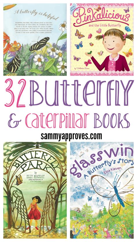 32 Butterfly & Caterpillar Picture Books For Kids