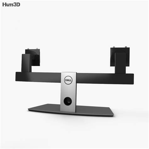 Dell Dual Monitor Stand Mds19 3d Model Electronics On Hum3d