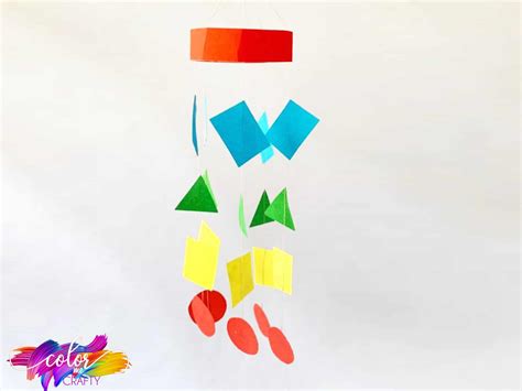 Easy Paper Mobile Craft Color Me Crafty