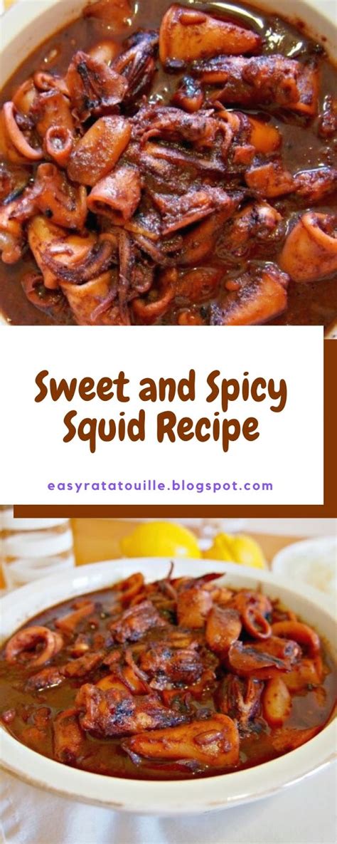 Sweet And Spicy Squid Recipe