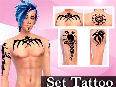 Sims 4 Color Tattoo 14 Images Int0x S Tickets To My Downfall Tattoo