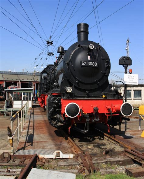 German Steam Locomotive 57 3088 In The Südwestfälische Railroad Museum