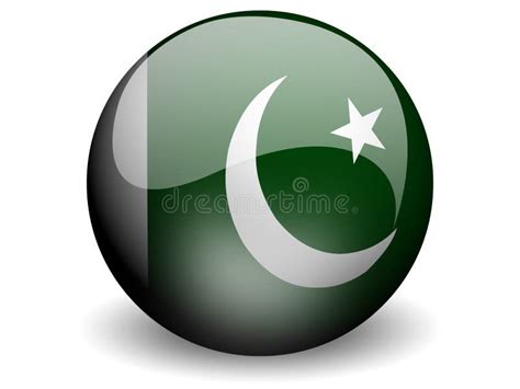 Round Flag Of Pakistan Stock Illustration Illustration Of Color 4896554