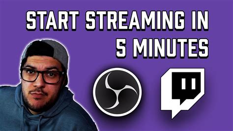 How To Stream On Twitch With Obs Minute Setup Guide Youtube