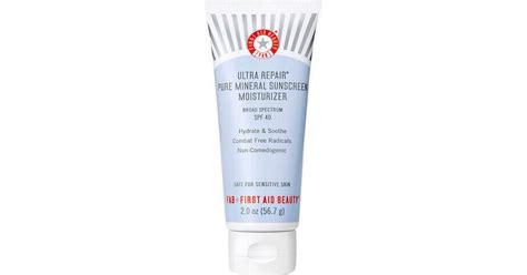 Sunscreen is not an ingredient, asserts ulli haslacher, the founder of pour moi skincare. First Aid Beauty Ultra Repair Pure Mineral Sunscreen ...