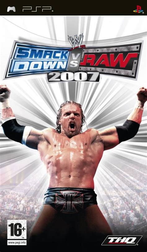 Carátula Oficial De Wwe Smackdown Vs Raw 2007 Psp 3djuegos
