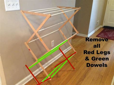 Two It Yourself Diy Laundry Drying Rack Wall Mount From Floor Standing