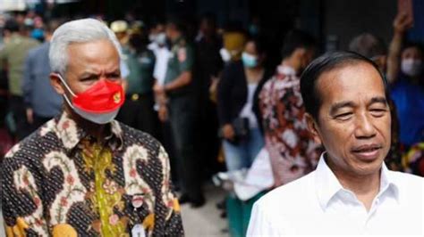Jokowi Sebut Pemimpin Yang Mikirin Rakyat Rambutnya Berwarna Putih Kode Keras Ke Ganjar