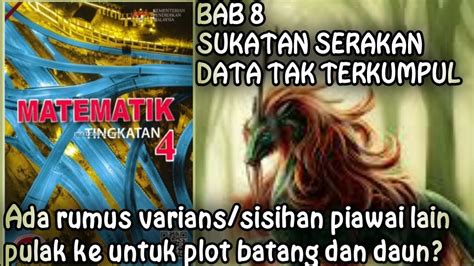 Sekolah menengah kebangsaan telok panglima garang moe 1 month ago. Bah.5 - Sukatan serakan data tak terkumpul Matematik ...