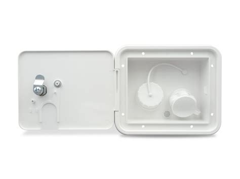 5 78 City Gravity Water Hatch With Plastic Check Valve Polar White