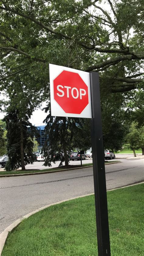 This Square Shaped Stop Sign Rmildlyinteresting