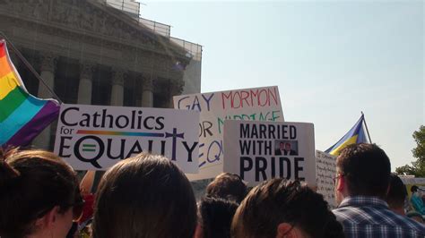 Hundreds Celebrate Courts Rulings Favoring Same Sex Marriage