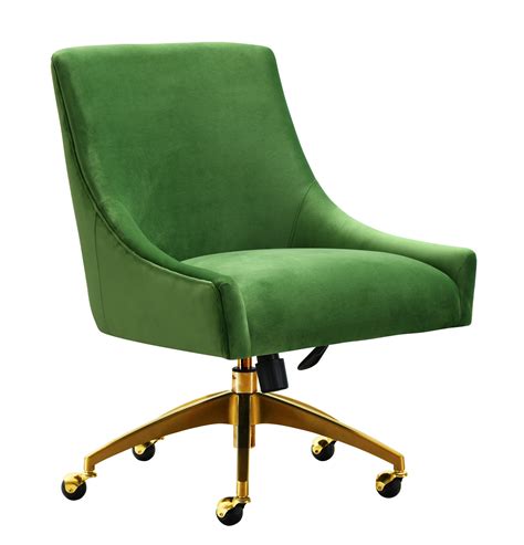 Green office chair, modern ergonomic office chair, with good quality and cheap price, china office furniture manufacturer and supplier. Beatrix Green Office Swivel Chair - TOV Furniture