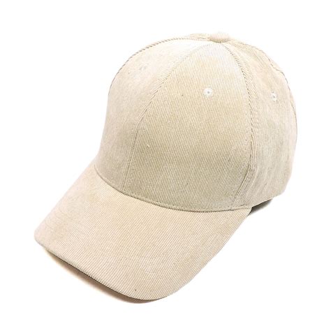 Hat400 Beige Corduroy Baseball Cap Hats And Caps Fashion World