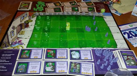 It plants protect the house, attacked by monsters. I got the Plants vs Zombies board game. It's actually ...
