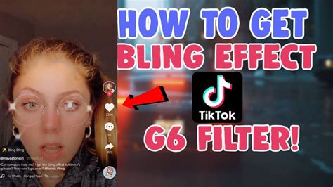 How To Get Bling Effect Filter On Tiktok Sparkle Filter Effect Tiktok