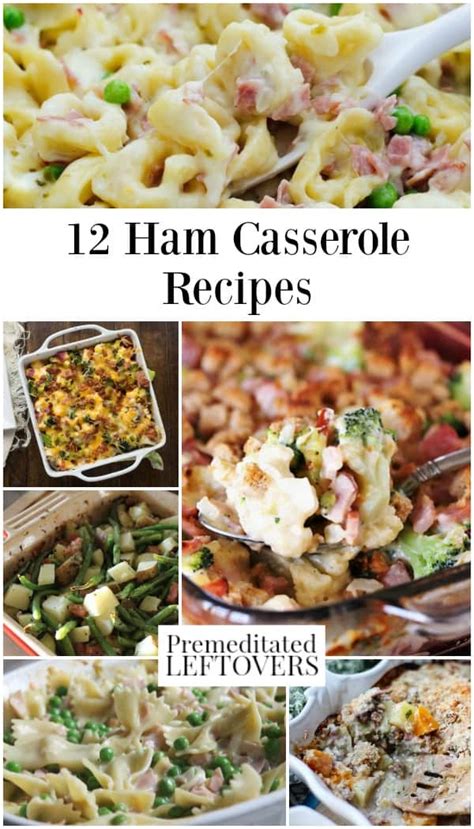 Use up your thanksgiving leftovers in the most delicious way! Ham Casserole Recipes to Use Up Leftover Ham