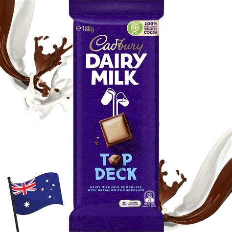 Cadbury Chocolate Top Deck Australian Chocolate Candy Funhouse